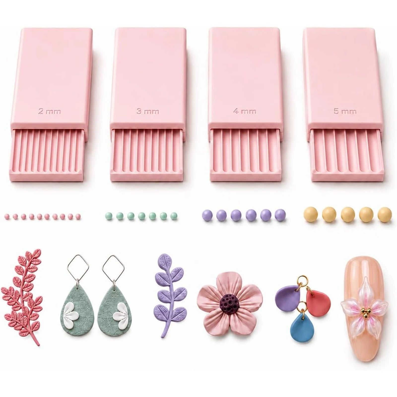 Nail Art Nail Art - 4 قطع من أدوات صنع كرات
