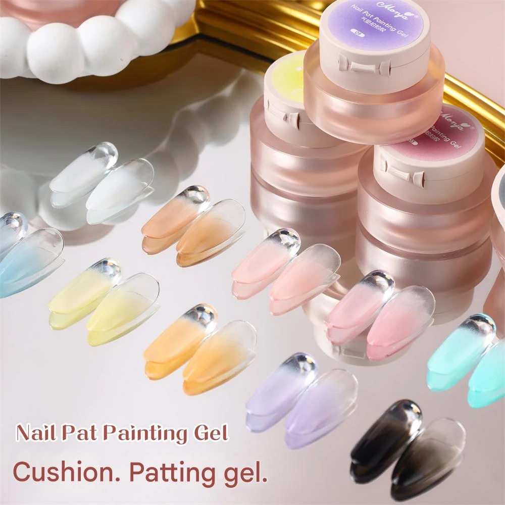 Nail Art Ombre Pink - جل طلاء أظافر بتدرج لوني أسود