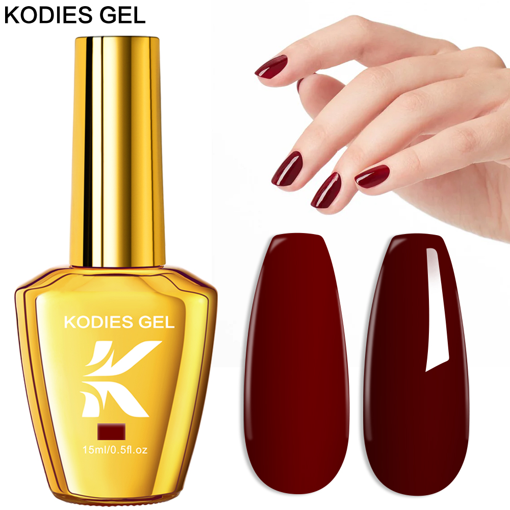 Nail Art Red Wine - كوديس جل بورجوندي الأحمر هلام مسمار