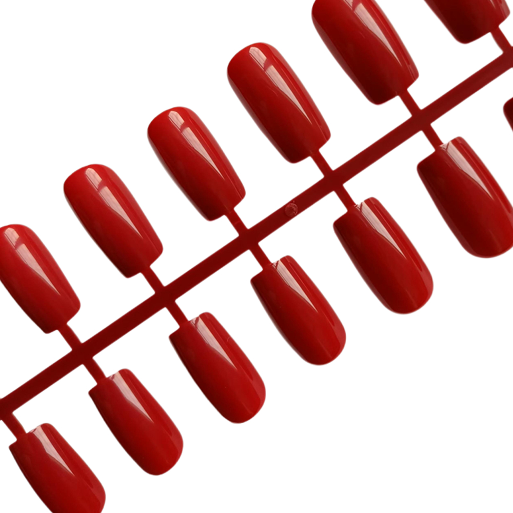 الأظافر الاصطناعية طويلة مربع  - مراجعة Nail Art Red Wine وسعره