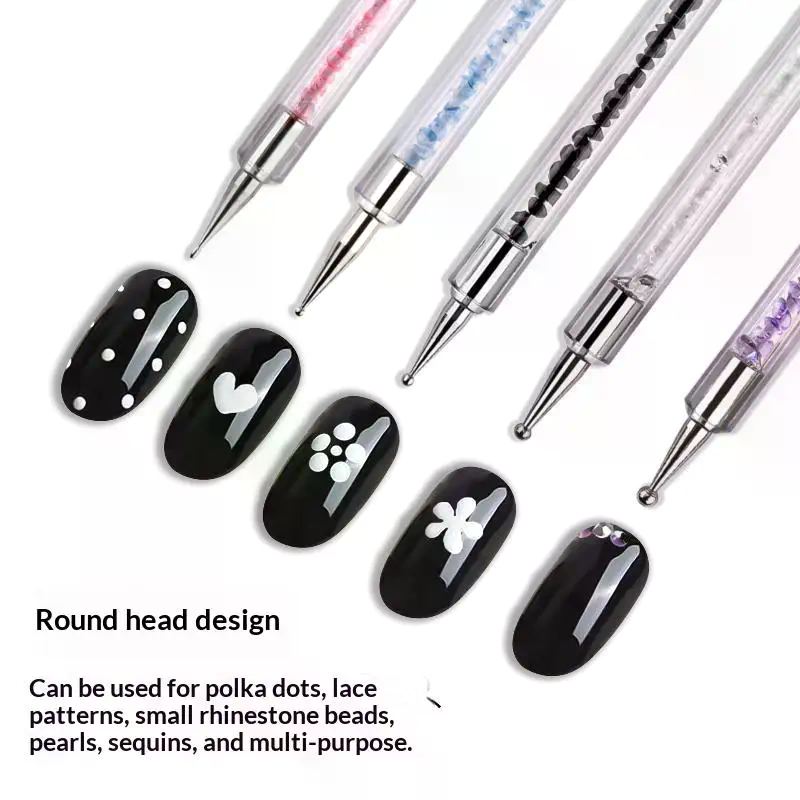 مجموعة من 5 قطع من فرش الرسم ع - مراجعة Nail Art Dotting Tool وسعره