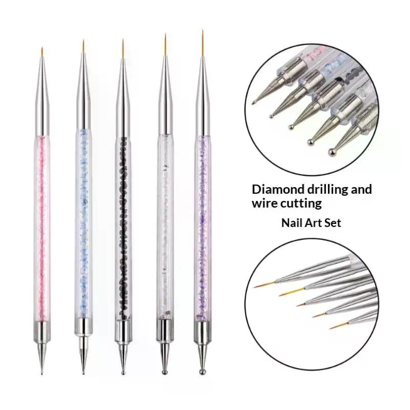 مجموعة من 5 قطع من فرش الرسم ع - مراجعة Nail Art Dotting Tool وسعره