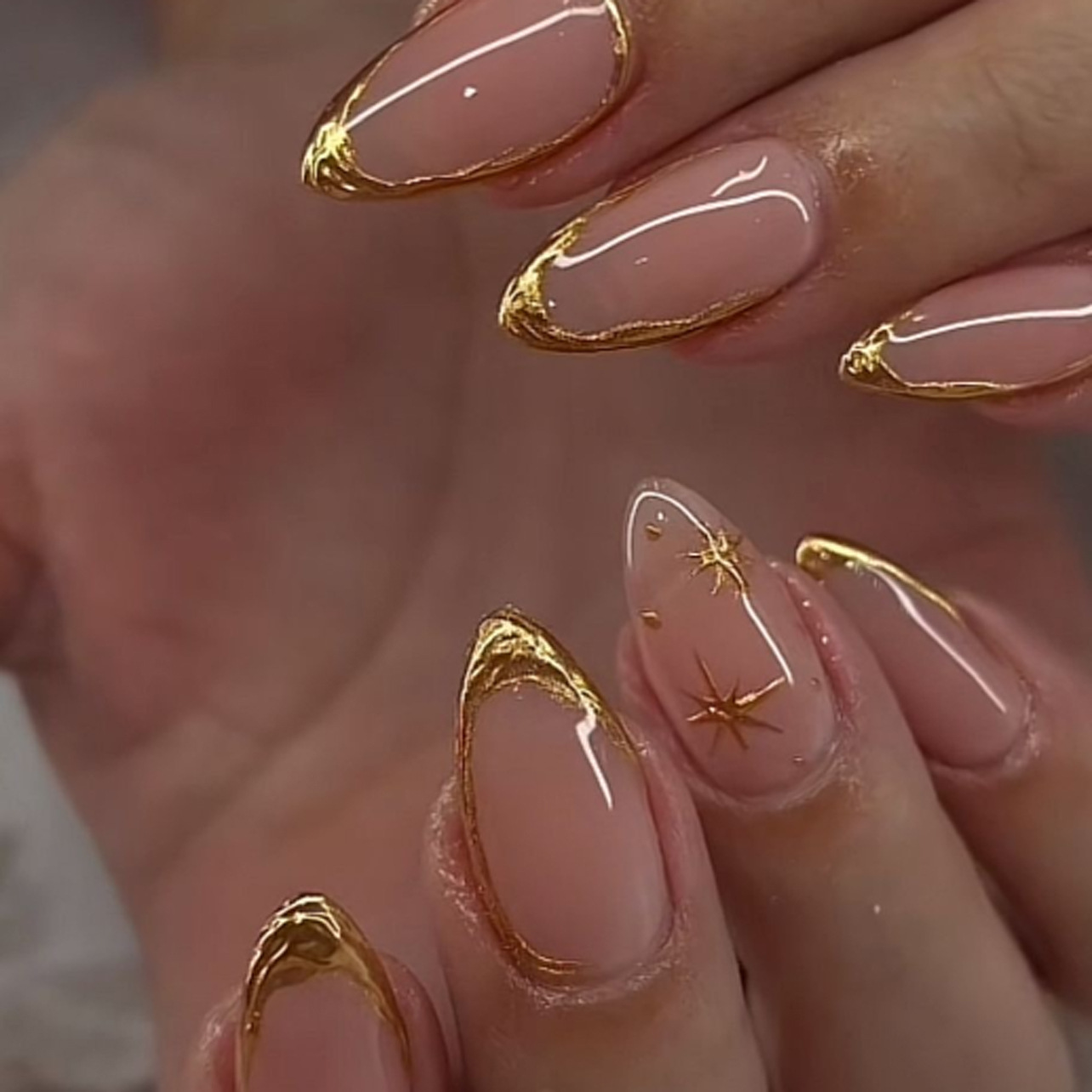 24 قطعة مجموعة أظافر اللوز الق - مراجعة Nail Art Ombre وسعره