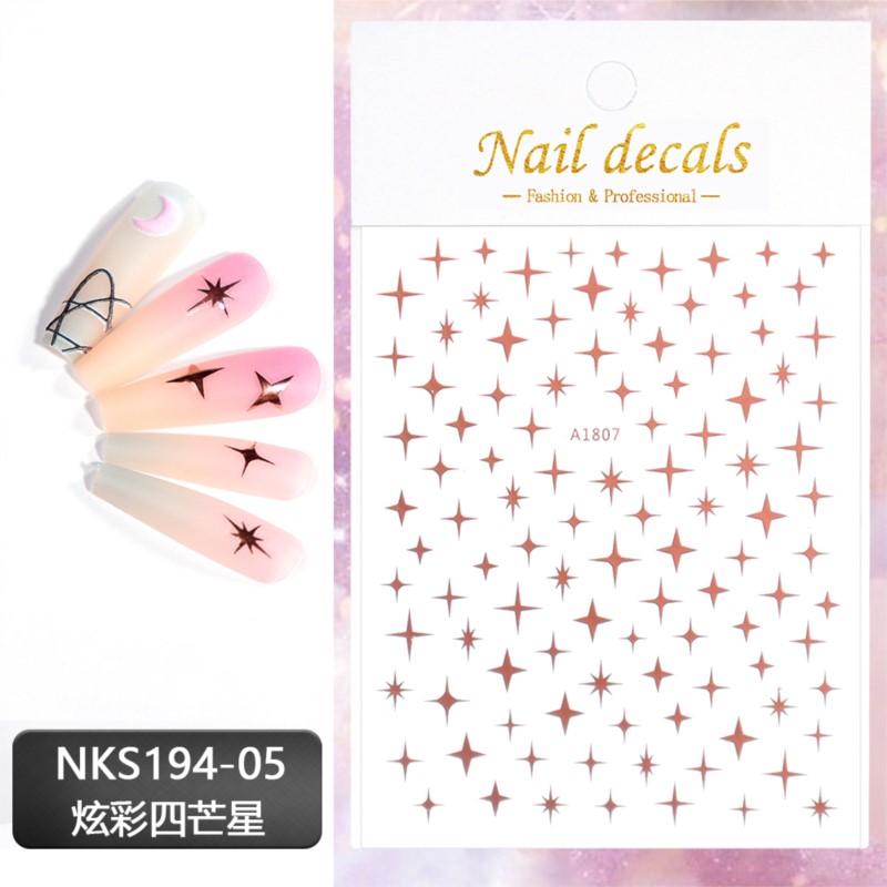 ثلاثية الأبعاد ليزر الفضة/ارتف - مراجعة Nail Art Rose Gold وسعره