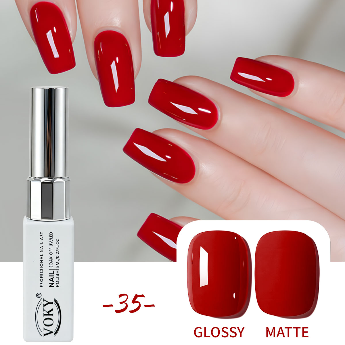 طلاء أظافر جل كلاسيكي جديد من  - مراجعة Nail Art Red Wine وسعره
