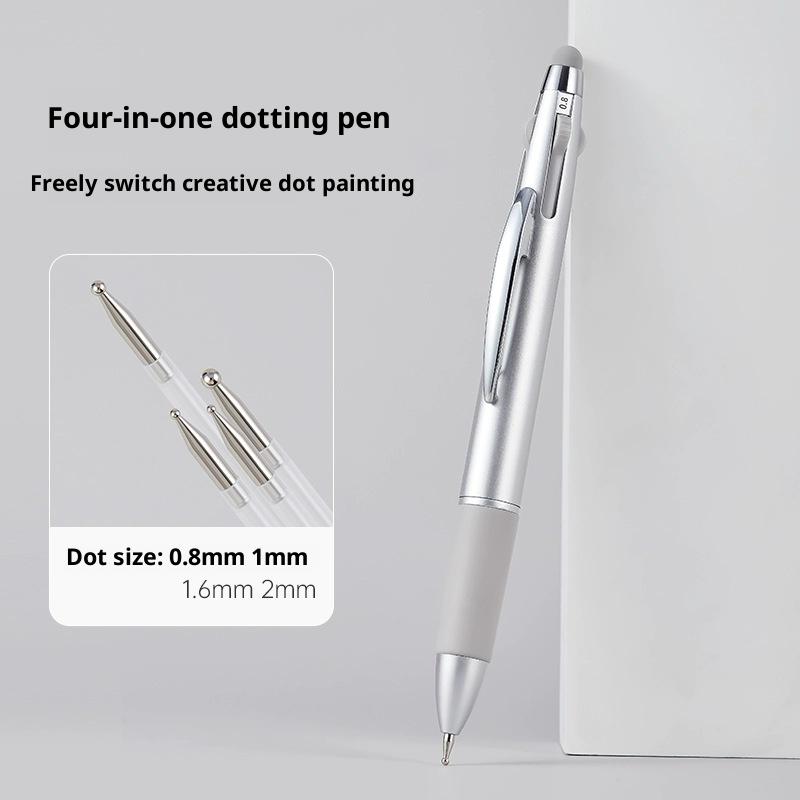 4in1 0.8/1.0/1.6/2.0 مللي متر  - مراجعة Nail Art Dotting Tool وسعره