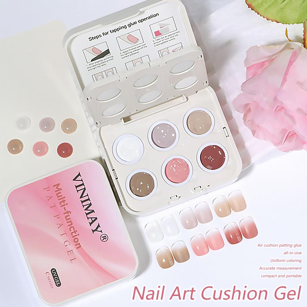 6 ألوان جل أومبري متدرج للأظاف - مراجعة Nail Art Ombre Pink وسعره