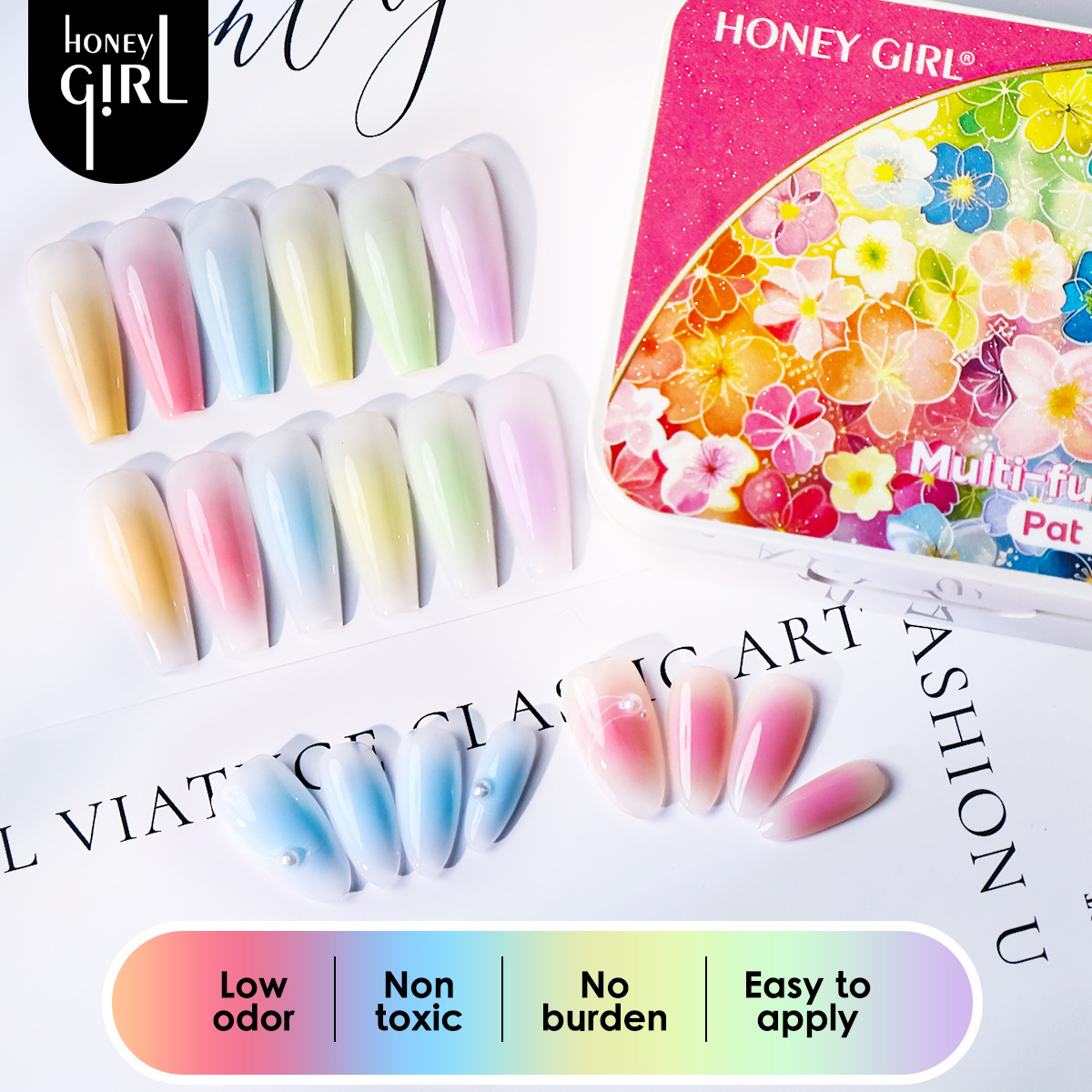 مجموعة جل طلاء أظافر بتدرج لون - مراجعة Nail Art Ombre وسعره