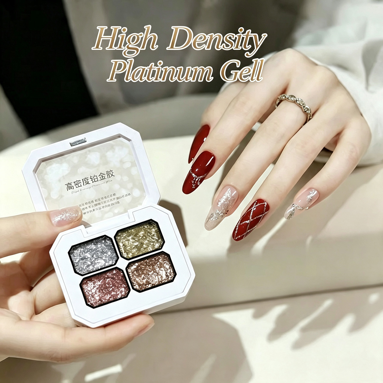 MIANEL لوحة جل أظافر بلاتيني س - مراجعة Nail Art Rose Gold وسعره