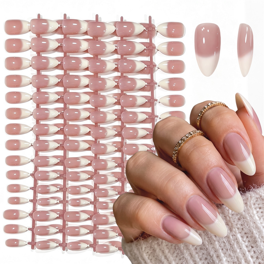150 قطعة من الأظافر الاصطناعية - مراجعة Nail Art Ombre Pink وسعره