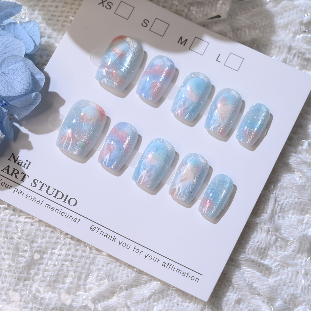 10 قطعة لون المرأة حالمة قنديل - مراجعة Nail Art Eye Cat وسعره