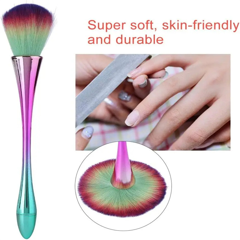 المهنية مسمار الفن فرش مسحوق ا - مراجعة Nail Art Rose Gold وسعره