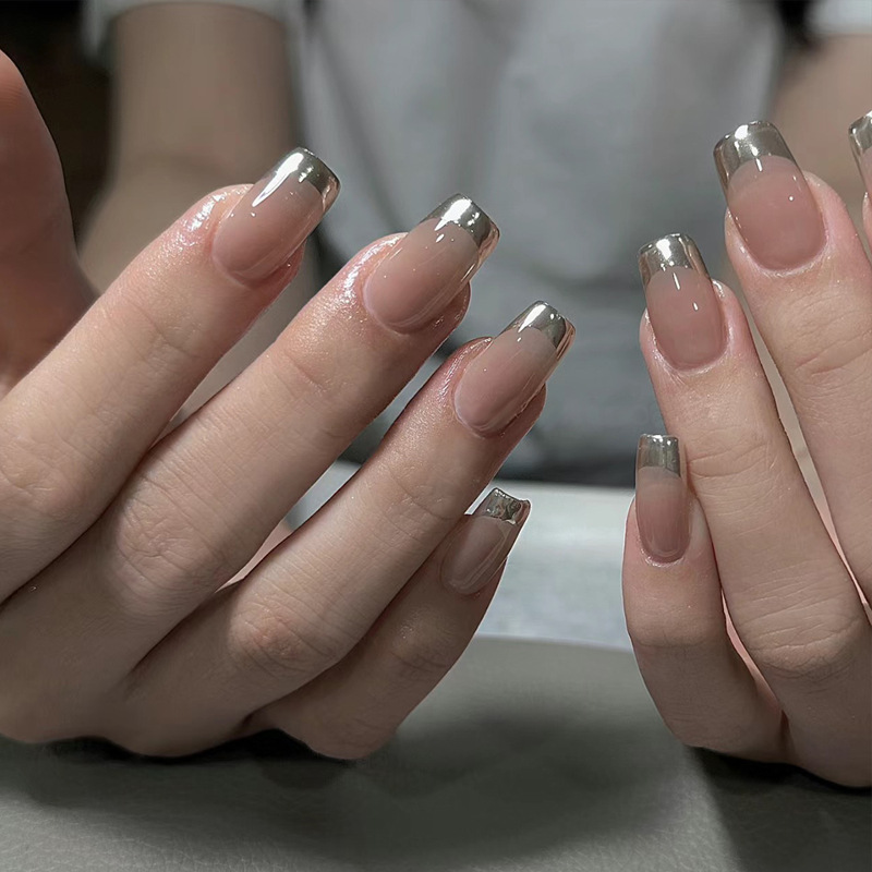 24 قطعة أظافر صناعية متوسطة ال - مراجعة Nail Art Ombre وسعره