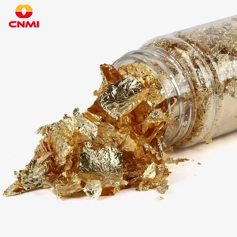 3 جرام رقائق أوراق الذهب راتنج - مراجعة Nail Art Gold وسعره