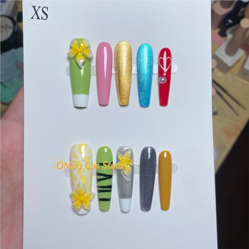 أظافر صناعية لاصقة بتصميم عين  - مراجعة Nail Art Nail Art وسعره