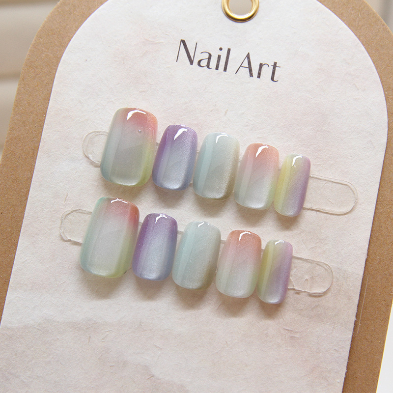 10 قطعة أزياء المرأة أنيقة متع - مراجعة Nail Art Eye Cat وسعره