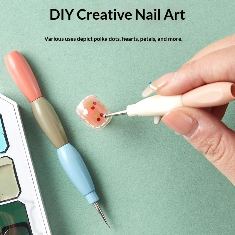 مجموعة أقلام تزيين الأظافر 5 ق - مراجعة Nail Art Dotting Tool وسعره