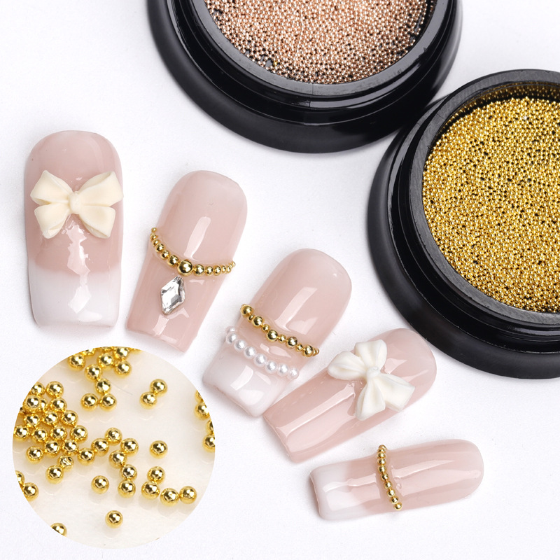 10 جرام/صندوق 0.4 مللي متر 0.6 - مراجعة Nail Art Rose Gold وسعره