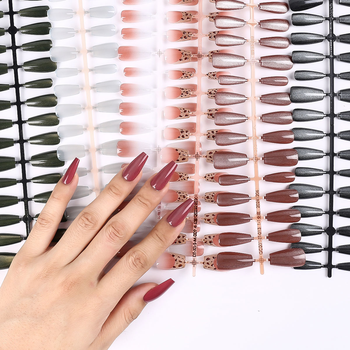 30 قطعة البيضاوي قصيرة الوردي  - مراجعة Nail Art Ombre Pink وسعره