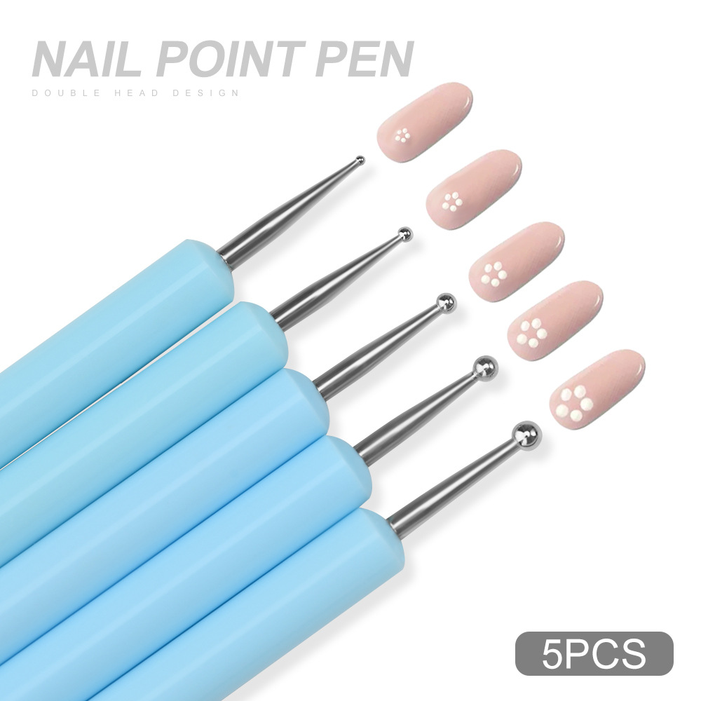 فرشاة فن الأظافر - قلم نحت وتح - مراجعة Nail Art Dotting Tool وسعره